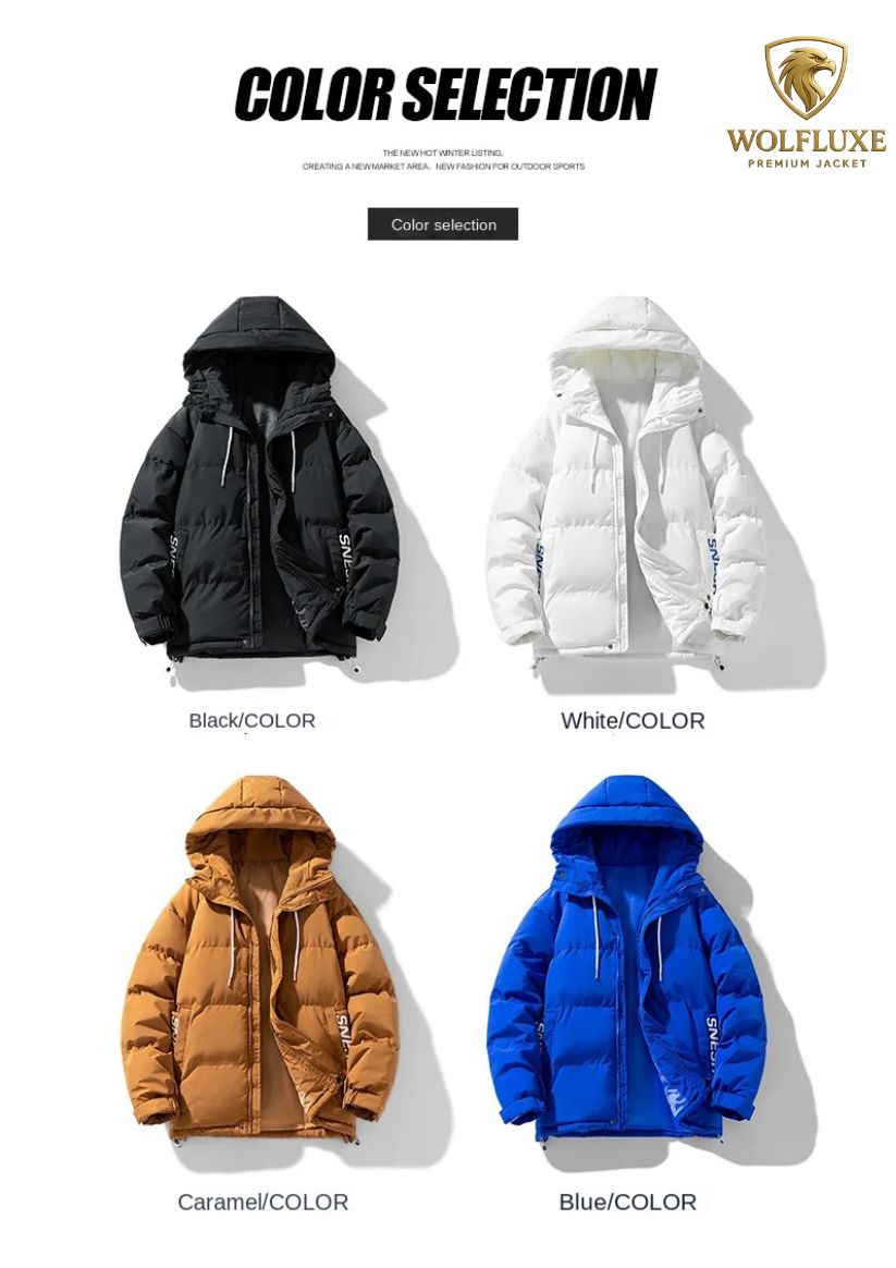 New Casual Hooded Cotton-Padded Coat – Durable & Breathable Jacket