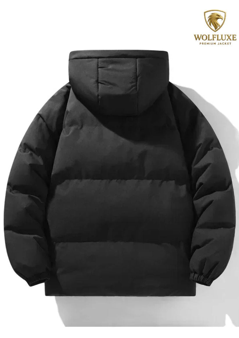 Men’s Thermal Waterproof Jacket – Detachable Hood Outdoor Coat