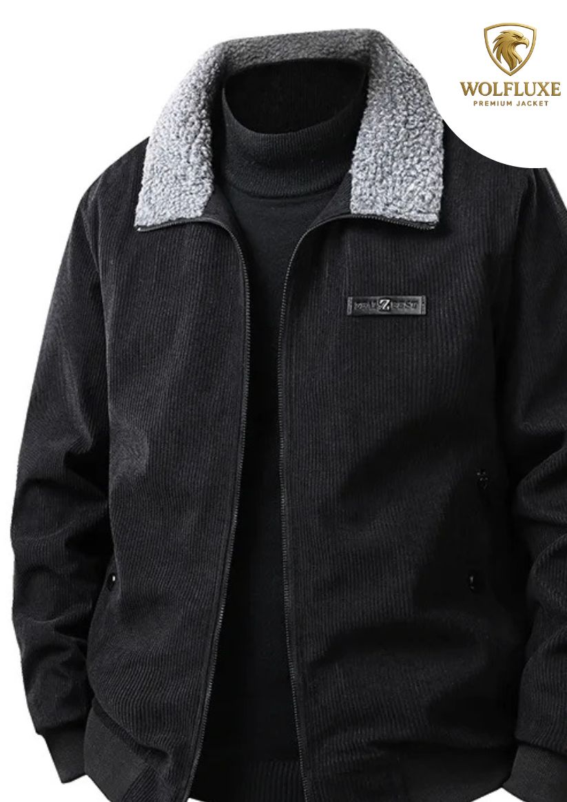 Thick Men’s Corduroy Parka – Warm Winter Coat